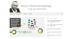 Desktop Screenshot of mortenrovik.senson.no